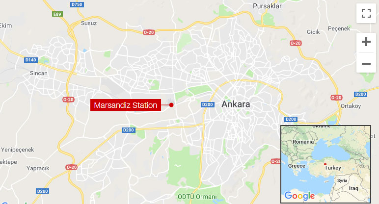 Χάρτης από το σημείο της τραγωδίας