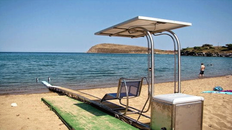 Ο δήμος Κω κάνει προσβάσιμες  τις παραλίες του  για τα ΑμΕΑ