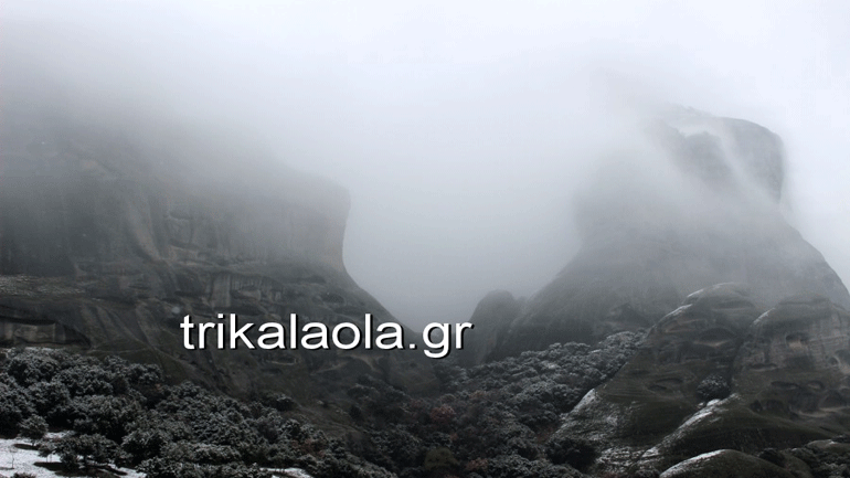 Μαγευτικές εικόνες απο το χιόνι στο νομό Τρικάλων
