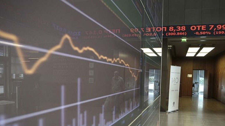Έντονα πτωτικά συνεχίζει το Χρηματιστήριο Αθηνών