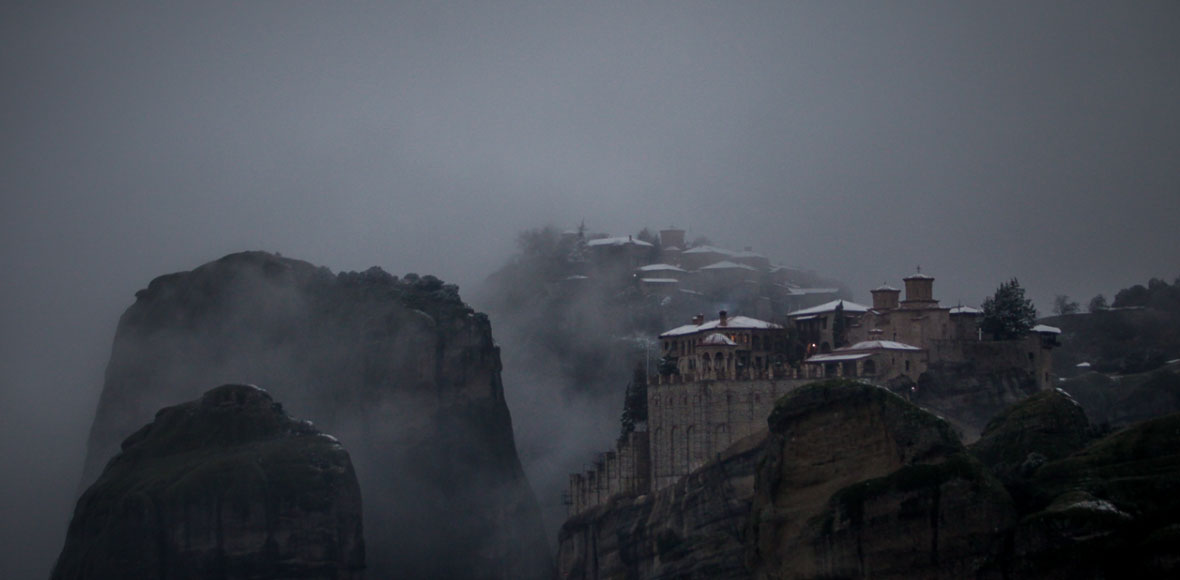 Μοναδικό τοπίο στα Μετέωρα