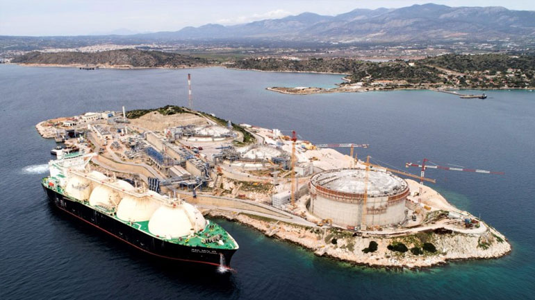 Η ΔΕΠΑ εισάγει το πρώτο φορτίο «αμερικανικού» LNG στη Ρεβυθούσα