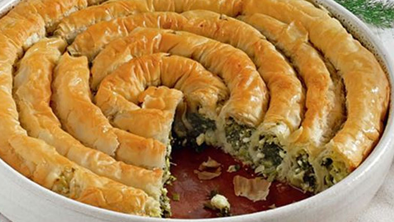 Σπανακοτυρόπιτα στριφτή