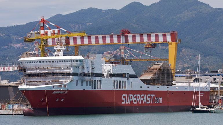 Συγκρούστηκε το SUPERFAST ΙΙ στην προβλήτα του νέου λιμένα Πατρών