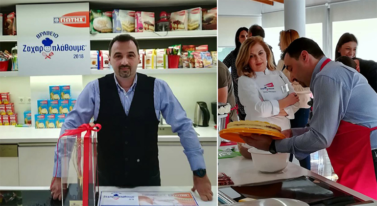 Ο προϊστάμενος επαγγελματικών οχημάτων Renault & Dacia Σπύρος Κοντογιώργης είναι μετρ και στην ζαχαροπλαστική!