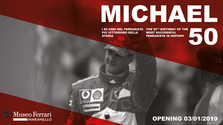 H Ferrari διοργανώνει έκθεση για τον Schumacher