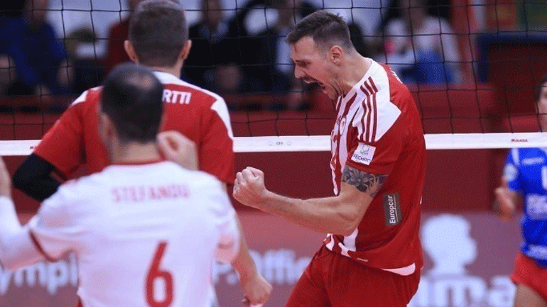 Βόλεϊ: Σπουδαία νίκη του Ολυμπιακού στην Τουρκία