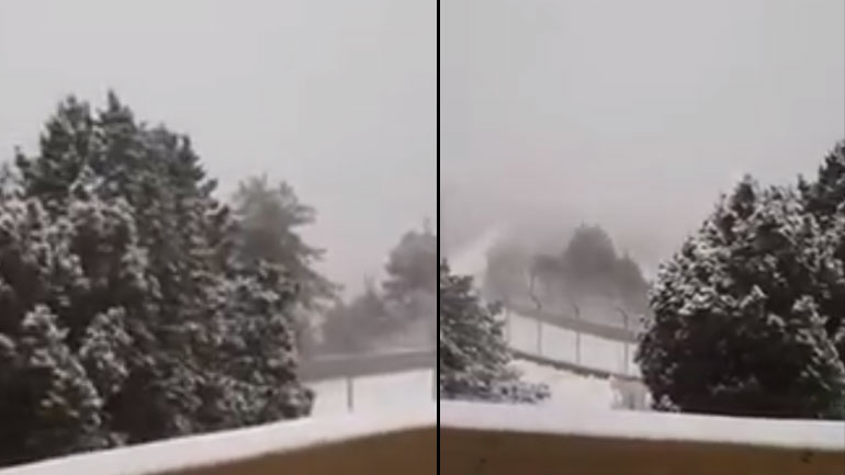 Στα λευκά «ντύθηκε» το Τρόοδος