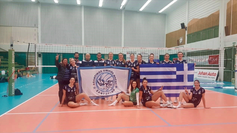 Βόλεϊ: Μεγάλη νίκη ο ΑΟ Θήρας 3-1, σετ την Πόλκι Κούσαμο στη Φινλανδία
