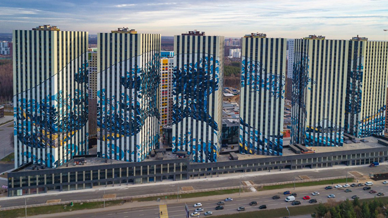 To «Μεγάλο Κύμα» του Χοκουσάι σε εκδοχή γκράφιτι