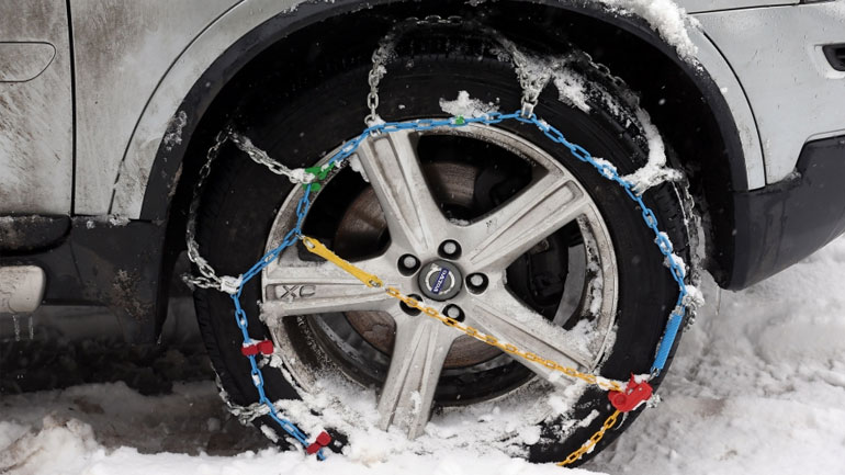 Κεντρική Μακεδονία: Πού είναι απαραίτητες οι αντιολισθητικές αλυσίδες