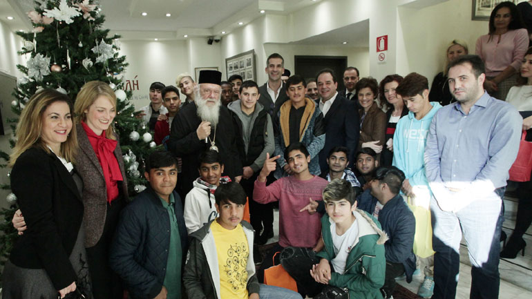 Επίσκεψη του Κ. Μπακογιάννη στους χώρους φιλοξενίας ασυνόδευτων ανηλίκων προσφύγων της «ΑΠΟΣΤΟΛΗΣ»