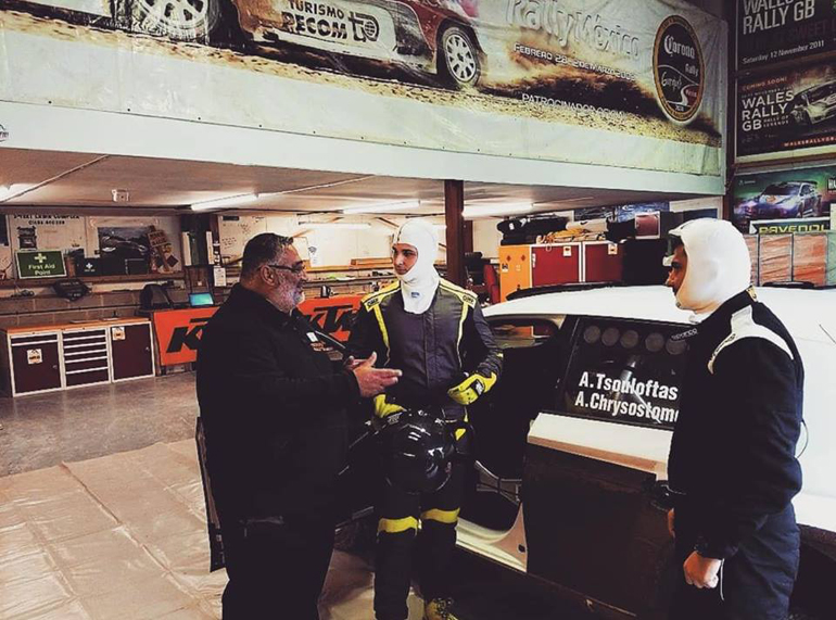 Το πλήρωμα από την Κύπρο ήδη έχει πραγματοποιήσει δοκιμές με το νέο αγωνιστικό όπλο, μία Skoda Fabia R5