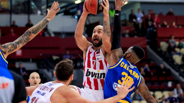 Ανέβασε στροφές στο δεύτερο ημίχρονο ο Ολυμπιακός, 92-69 το Περιστέρι