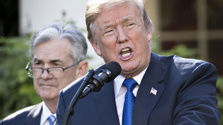 Τραμπ: Η Fed «το μοναδικό πρόβλημα της αμερικανικής οικονομίας»