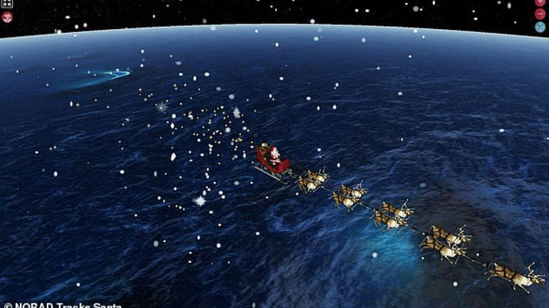 Η Norad παρακολουθεί το ταξίδι του Άγιου Βασίλη σε όλον τον κόσμο Η Norad παρακολουθεί το ταξίδι του Άγιου Βασίλη σε όλον τον κόσμο