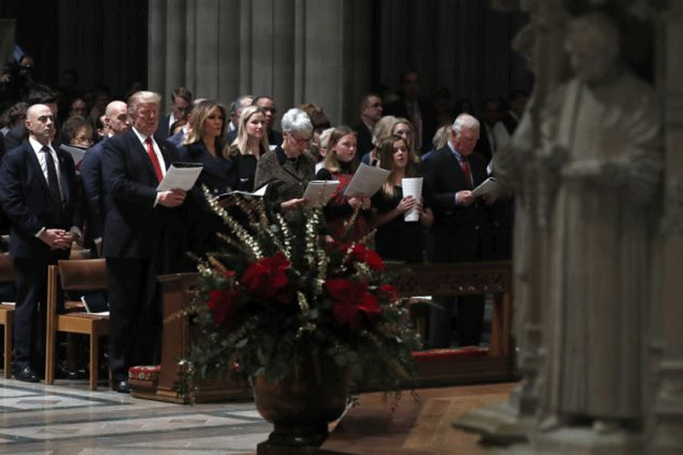 Το προεδρικό ζεύγος στη Θεία Λειτουργία