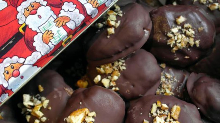 Μελομακάρονα με σοκολάτα