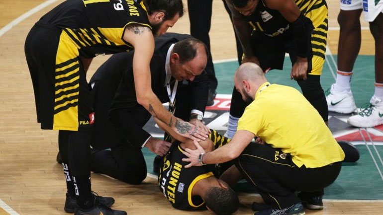 Μπάσκετ: Χωρίς τους Χάντερ, Ξανθόπουλο και Καββαδά η προπόνηση της ΑΕΚ