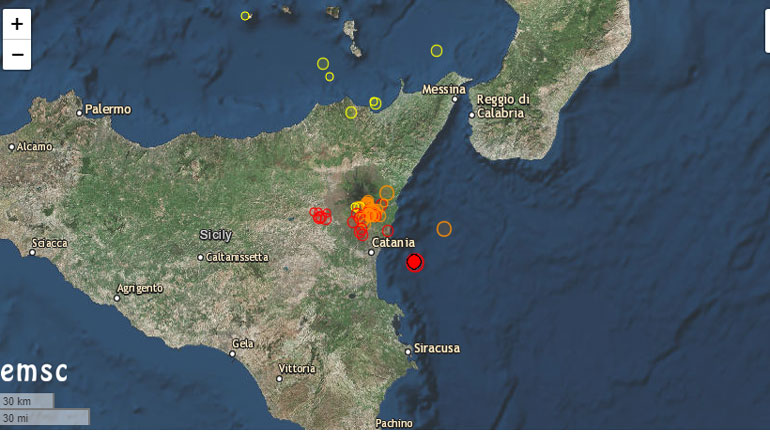 Σεισμός 4,9 Ρίχτερ στη Σικελία