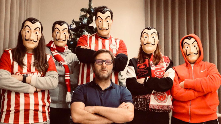 Ευχές με στυλ… Casa de Papel από τον Μέδρο Μαρτίνς