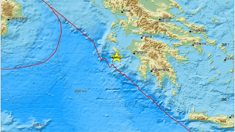 Σεισμική δόνηση 4,2R στη Ζάκυνθο