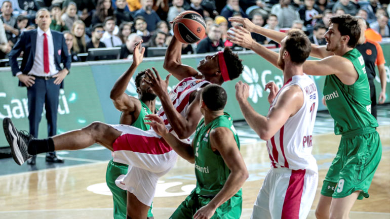 Μπλόκο για τον Ολυμπιακό στην Τουρκία – Ηττήθηκε 79-75 από την Νταρουσάφακα