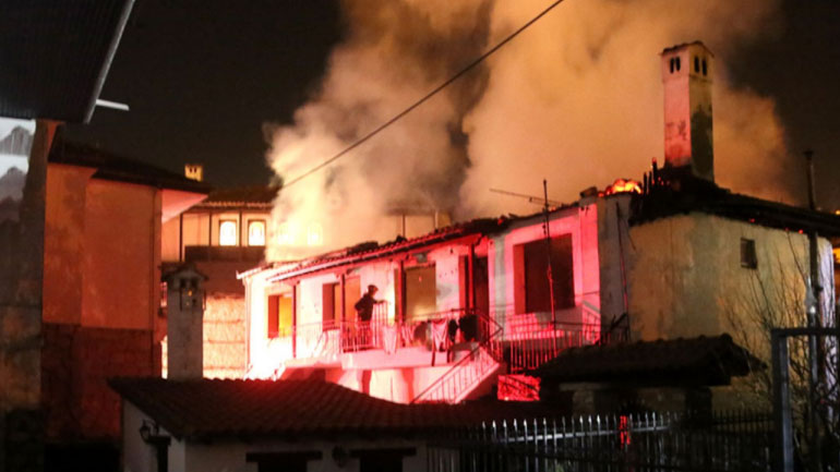 Πυρκαγιά σε μονοκατοικία στο Ντολτσό Καστοριάς