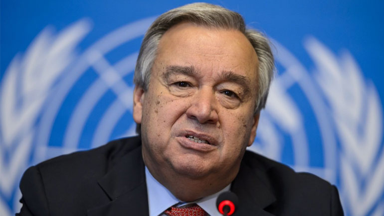 Γκουτιέρες: «To 2019 να αντιμετωπίσουμε τις απειλές, να υπερασπιστούμε την ανθρώπινη αξιοπρέπεια»