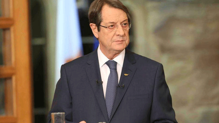 Ευχές Αναστασιάδη για πραγματοποίηση των ατομικών και συλλογικών προσδοκιών του λαού