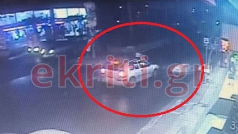 Ηράκλειο: Καρέ – καρέ ο τραυματισμός του 54χρονου από το ασημί Golf