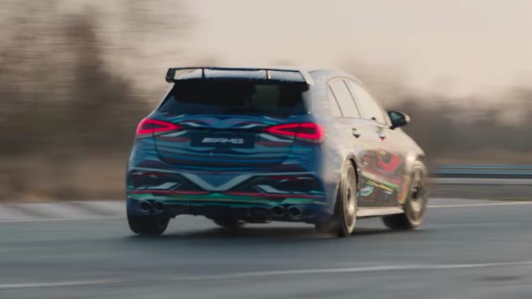 Απίστευτη η δύναμη της νέας Mercedes-AMG A45