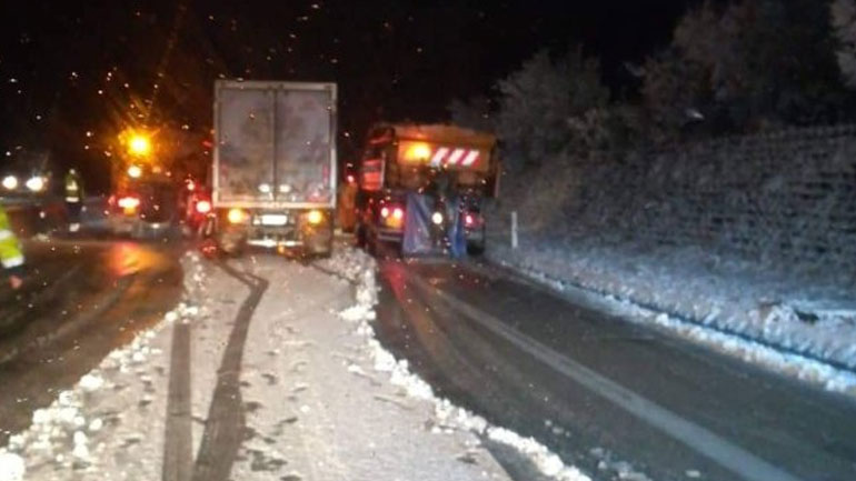 Αποκαταστάθηκε η κυκλοφορία των φορτηγών στην νέα εθνική οδό Αθηνών – Λαμίας