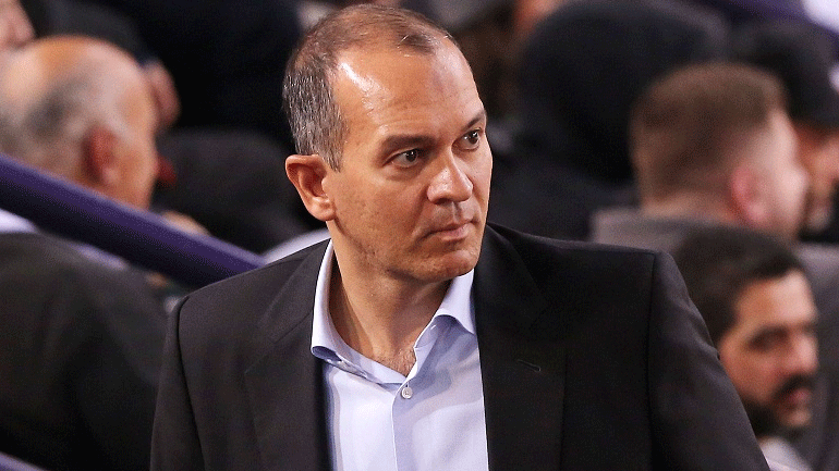 Στην προπόνηση του Ολυμπιακού ο Γιώργος Αγγελόπουλος