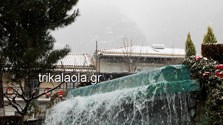 Στους 70 πόντους το χιόνι στα ορεινά των Τρικάλων – Ανοιχτοί οι δρόμοι λέει ο αντιπεριφερειάρχης