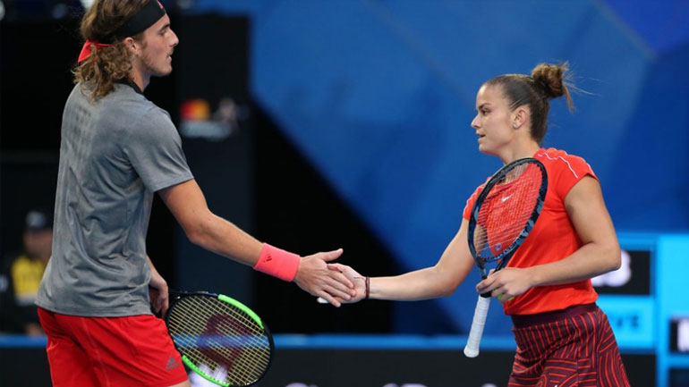 Σπουδαία νίκη των Τσιτσιπά-Σάκκαρη κόντρα στους Φέντερερ και Μπέντσιτς