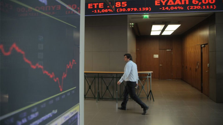 Πτωτικές τάσεις στο Χρηματιστήριο Αθηνών