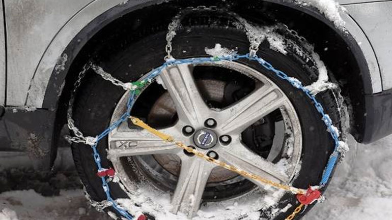 Πιερία: Απαγόρευση κίνησης οχημάτων στην εθνική οδό χωρίς αντιολισθητικές αλυσίδες