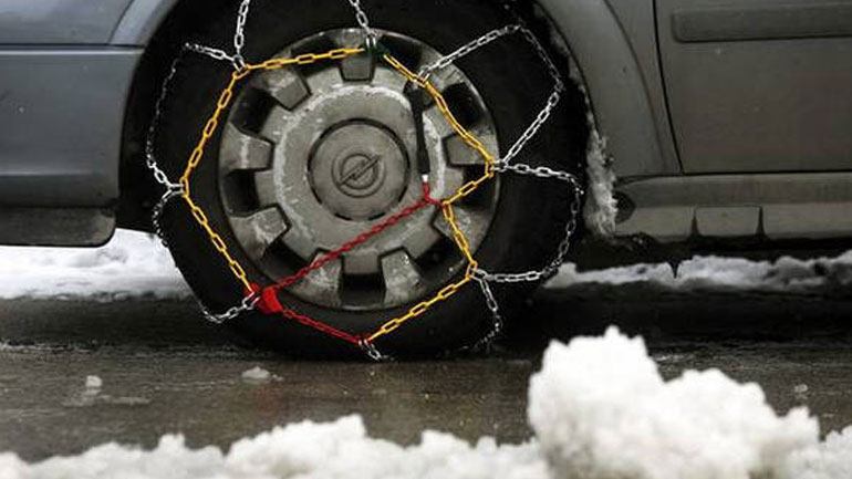 Με αλυσίδες η κυκλοφορία στο οδικό δίκτυο της Δυτικής Μακεδονίας
