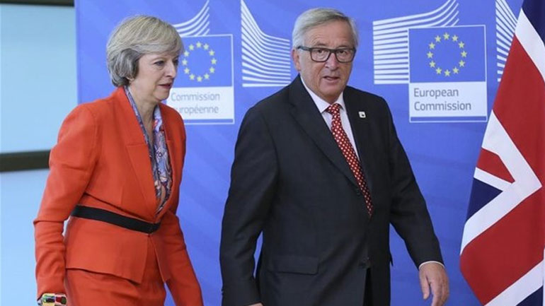 Συνομιλία Γιούνκερ – Μέι εν όψει της κοινοβουλευτικής συζήτησης για το Brexit