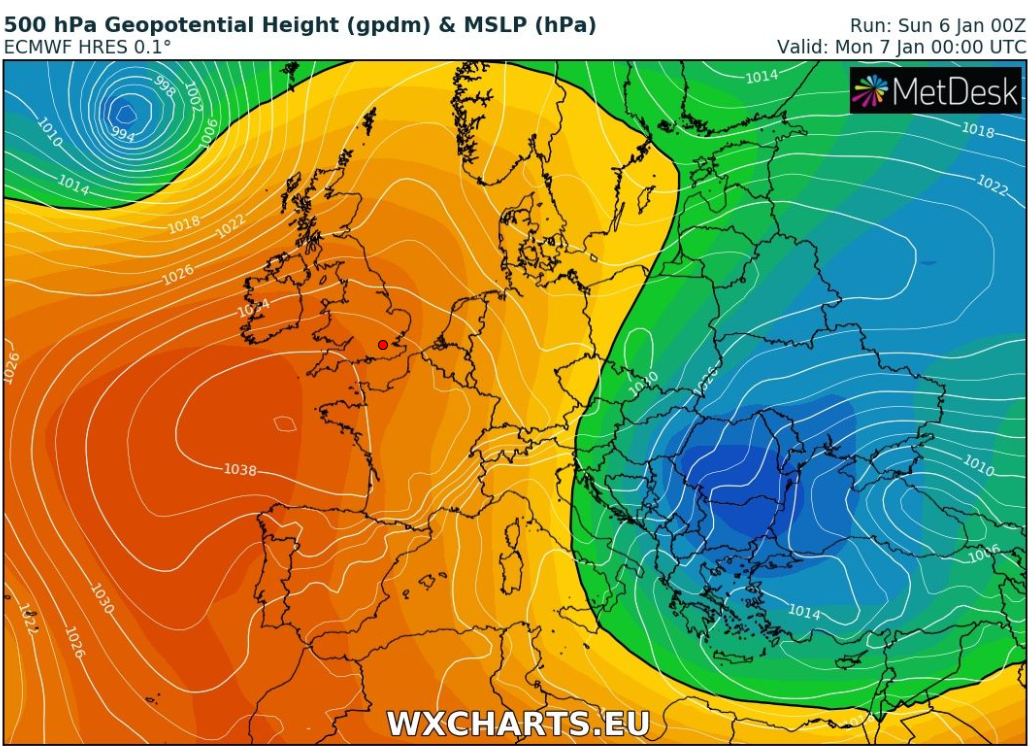 Οι ψυχρές αέριες μάζες με μπλε χρώμα