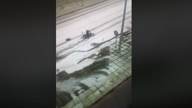 Θεσσαλονίκη: Αυτό συμβαίνει όταν παραγγέλνεις φαγητό εν μέσω χιονοθύελλας