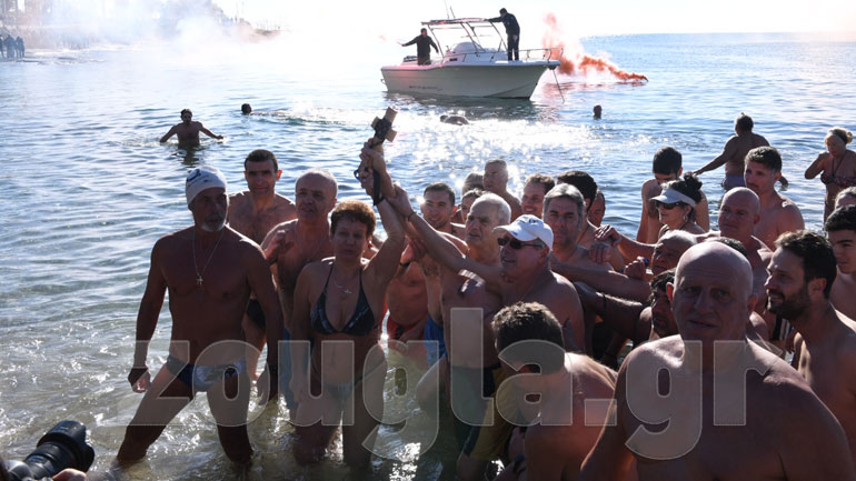 O εορτασμός των Θεοφανίων στο Παλαιό Φάληρο