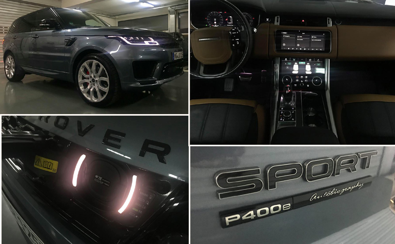 Το Range Rover Sport Plug In Hybrid στις εγκαταστάσεις της εταιρείας Τζώρτζης