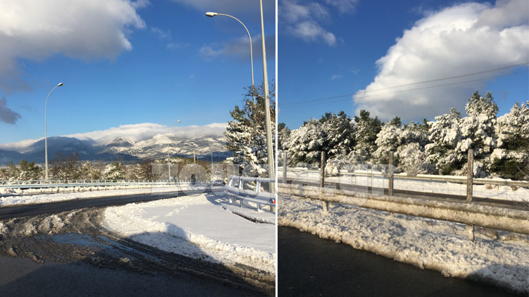 Στα 40 εκατοστά το χιόνι στα βόρεια του Νομού Αττικής