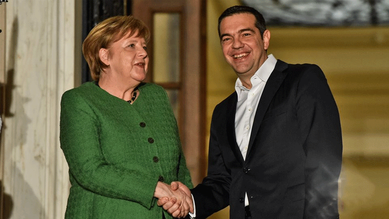 Τσίπρας σε Μέρκελ: «Σήμερα έρχεστε σε μια διαφορετική Ελλάδα που κατάφερε να ξεπεράσει την κρίση»