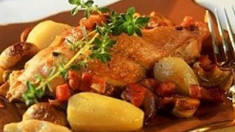 Λαχταριστό κουνέλι με μουστάρδα