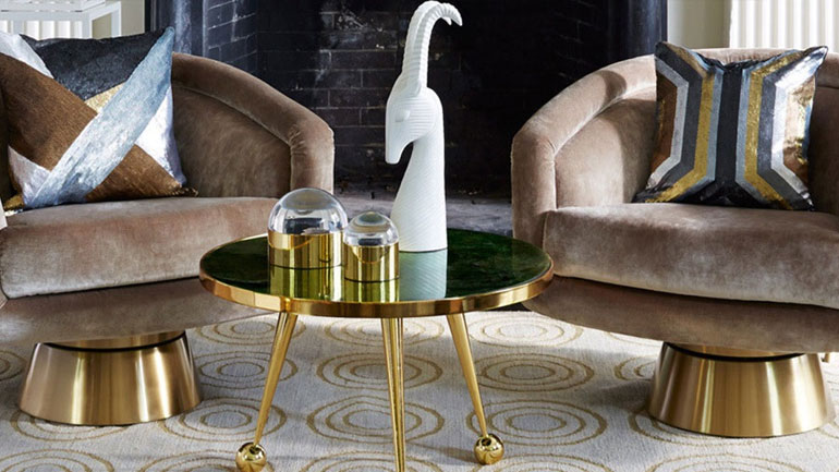 Χρυσές πινελιές για luxurious ύφος στον χώρο σας!