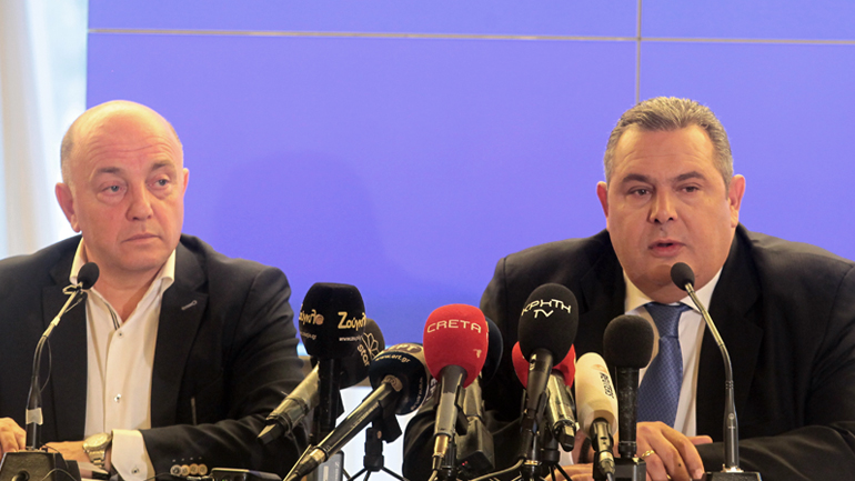 H συνέντευξη Τύπου του Πάνου Καμμένου