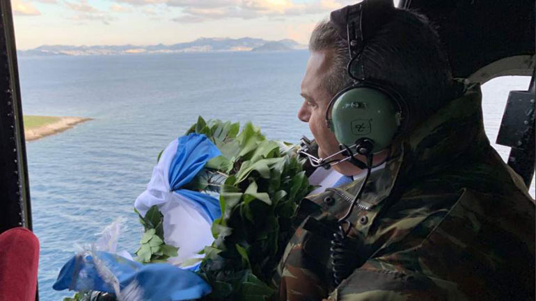 Tweet του Πάνου Καμμένου από τα Ίμια Tweet του Πάνου Καμμένου από τα Ίμια